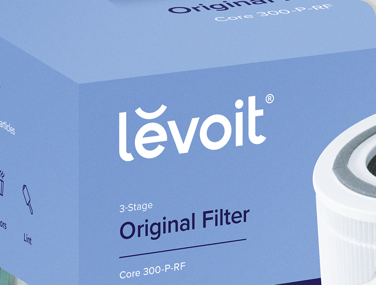 Look for the Levoit logo on the packaging