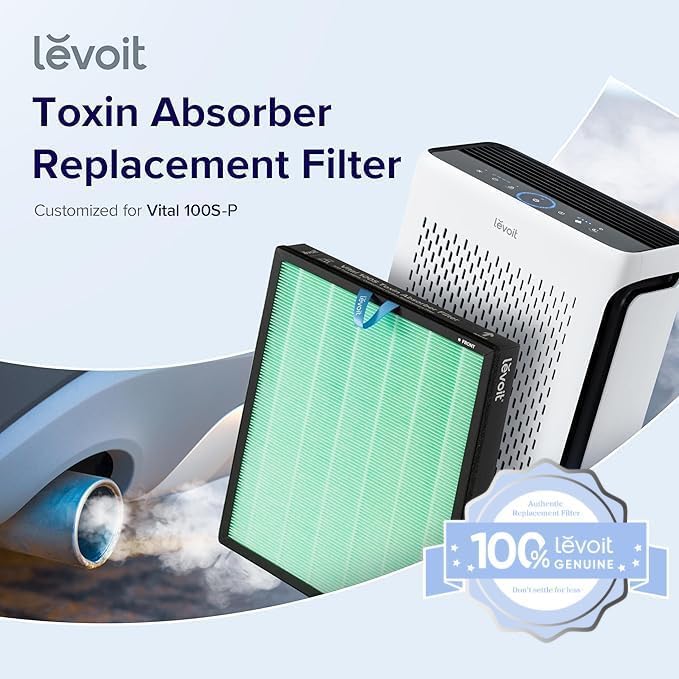 Vital 100S-P Toxin Absorber Carbon Replacement Filter - Vital 100S Toxin Absorber Carbon Replacement Filter - Levoit