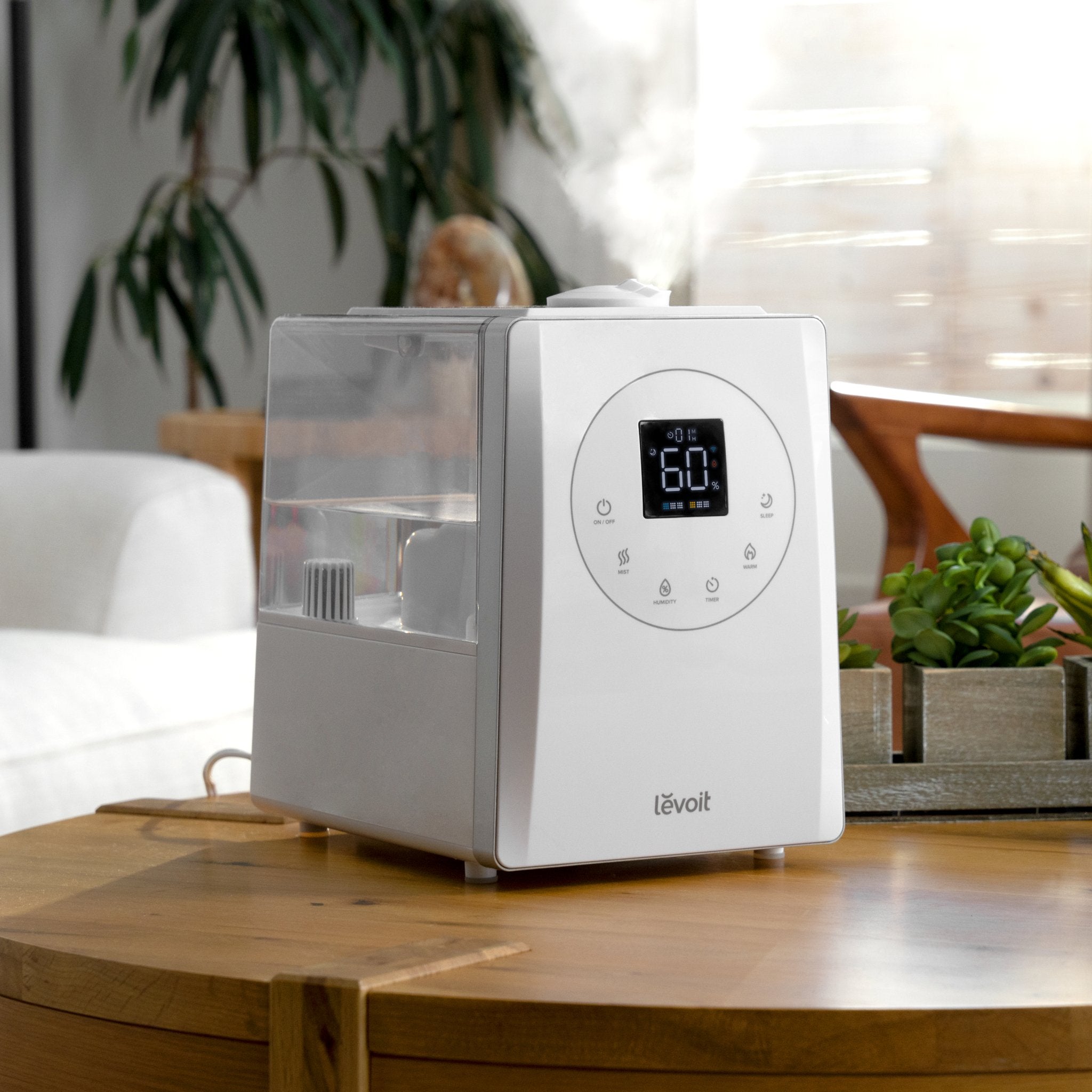Levoit LV600S Smart Hybrid Ultrasonic Humidifier for plants