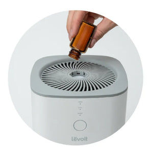 Levoit Aromatherapy Desktop True HEPA Air Purifier Gray