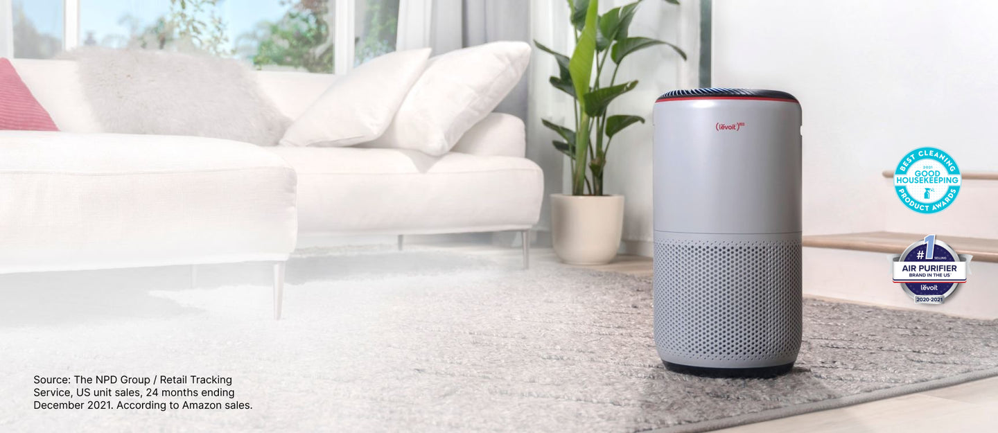 LEVOIT)RED Core 400S Air Purifier - RED