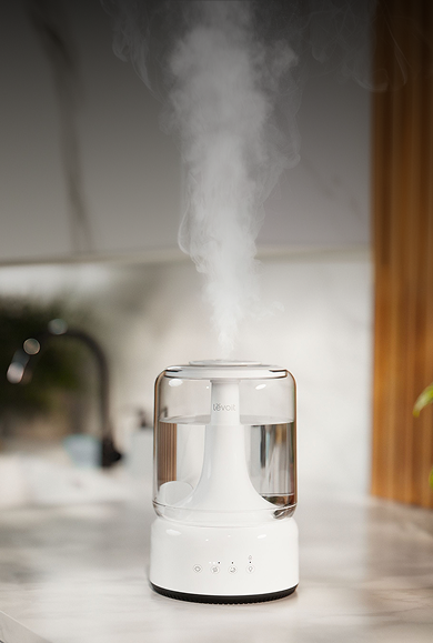 Soothing Humidification.
Simplified Cleaning.