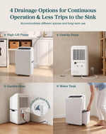 Levoit Smart Dehumidifier with 24/7 Pump Drainage