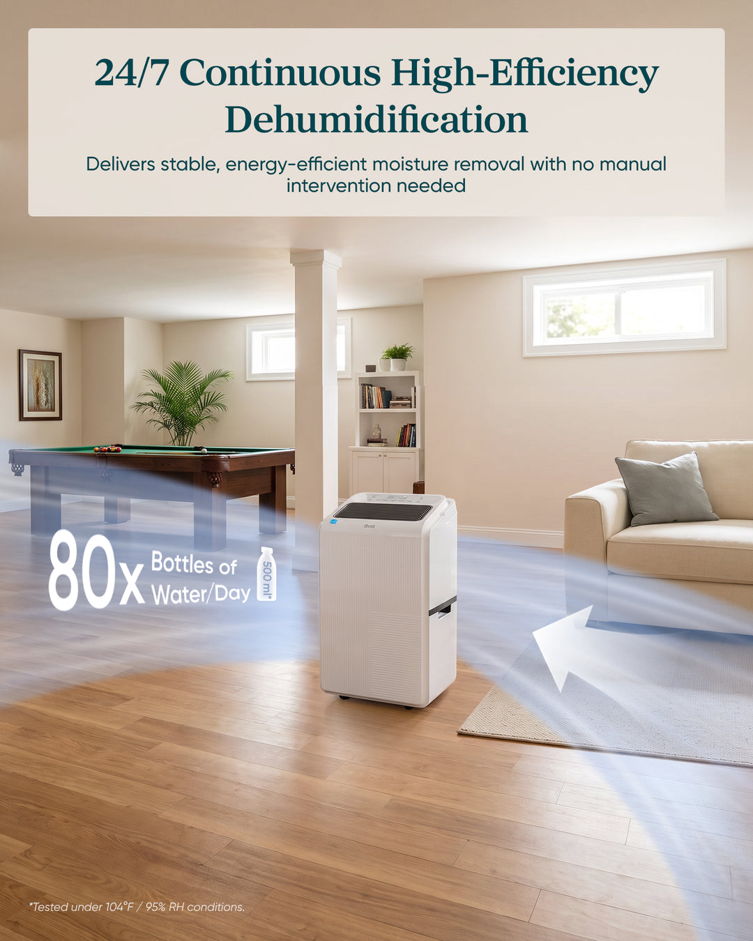 Levoit Smart Dehumidifier with 24/7 Pump Drainage