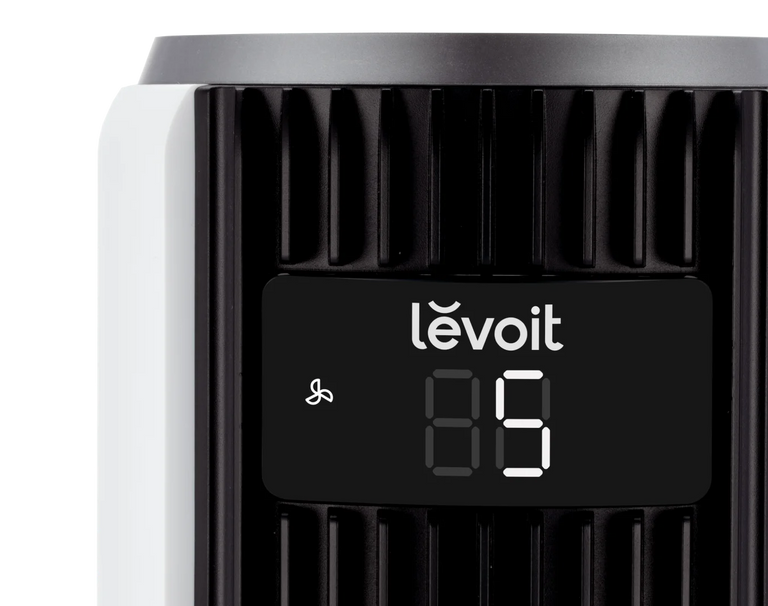  LEVOIT Tower Fan for Bedroom, 25ft/s Velocity 28dB Bladeless  Oscillating Fan with 90°, Remote Control, 5 Quiet Speeds, 4 Modes, 12H  Timer, Standing Fan for Home, White, Classic 36 Inch 