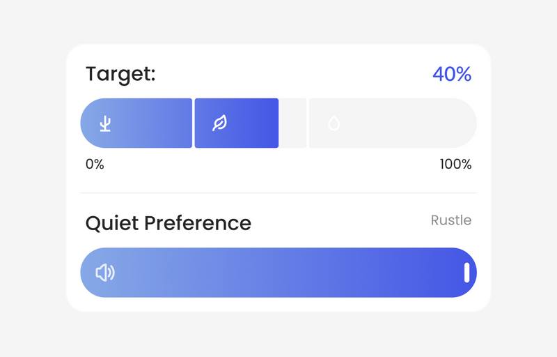 Custom Humidity Settings