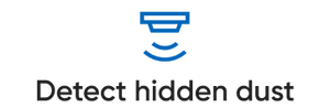 Detect hidden dust
