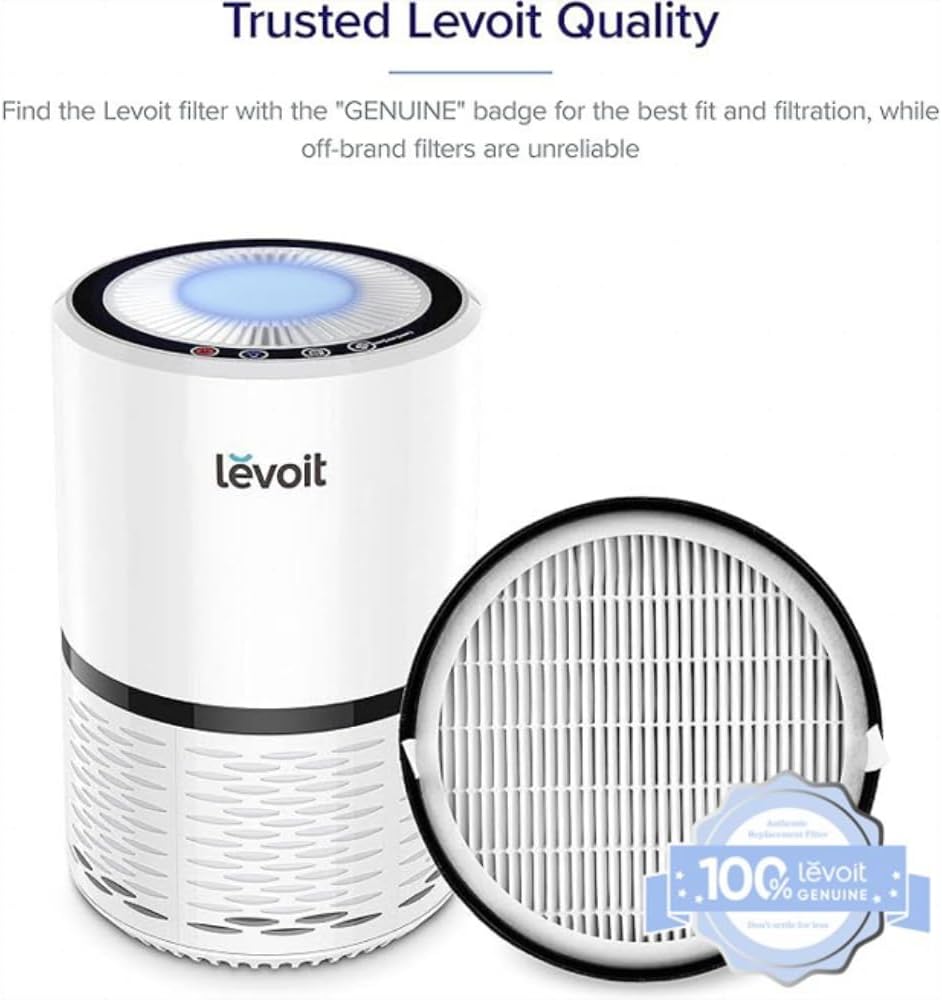 Levoit LV - H132 Series Replacement Filter | 3 - Stage HEPA Filtration - Levoit