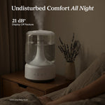 Levoit Neo 450 Humidifier: 21dB ultra-quiet operation with display-off sleep mode for undisturbed, all-night home comfort.