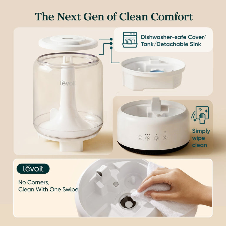 LEVOIT Neo 450 Humidifier – 4.2L Top Fill Cool Mist, 42H Runtime, Ultra-Quiet 21dB - LEVOIT Neo 450 Humidifier – 4.2L Top Fill Cool Mist, 42H Runtime, Ultra - Quiet 21dB - Levoit