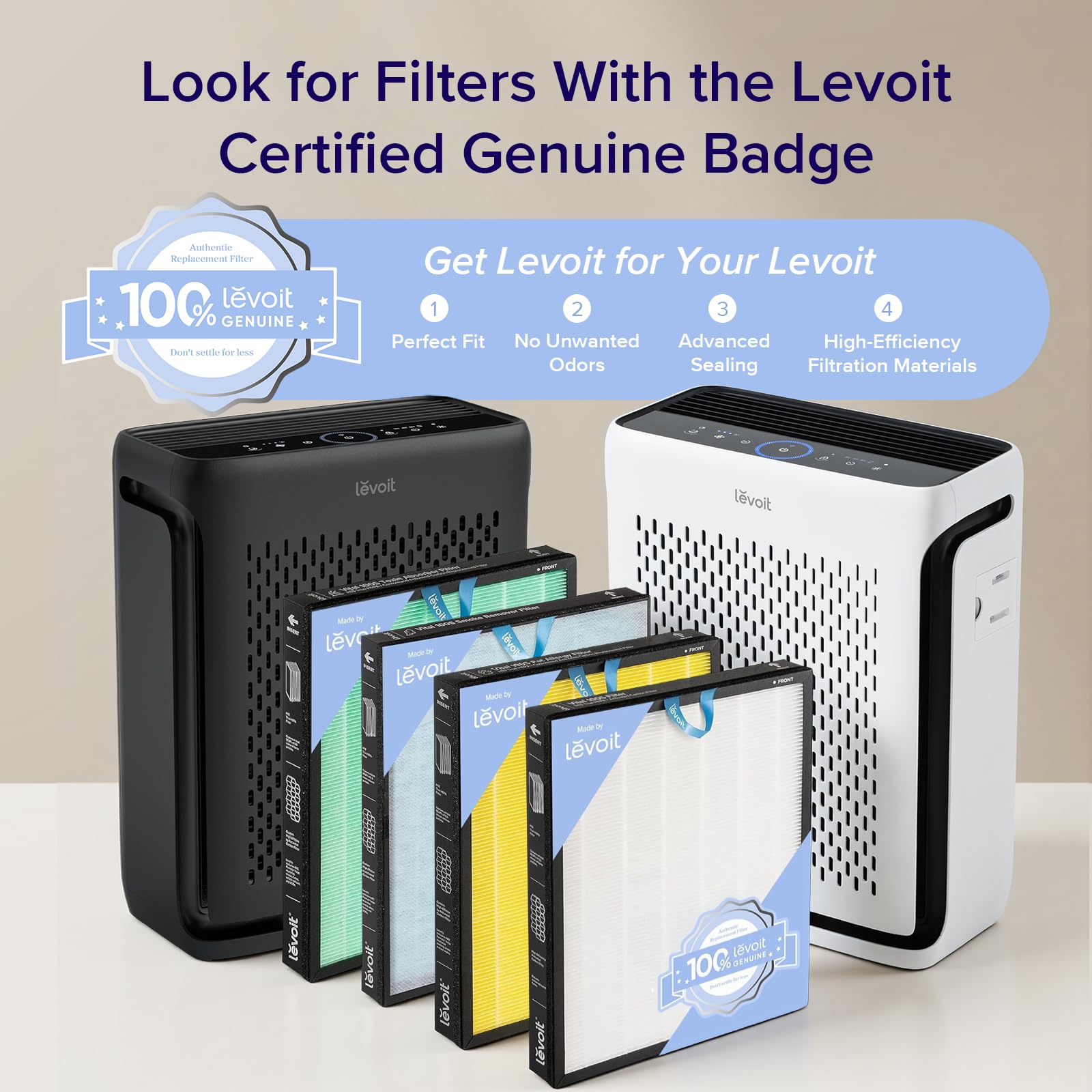 Levoit Vital 100S-P Air Purifier丨Perfect for Pets