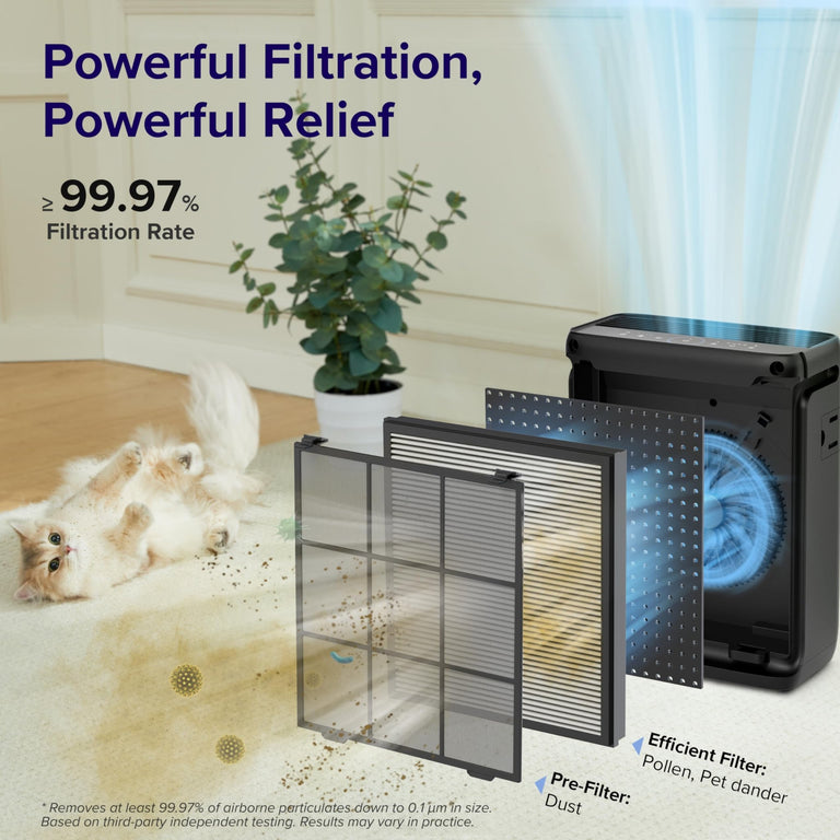 Levoit Vital 100S-P Smart Air Purifier Black - Levoit