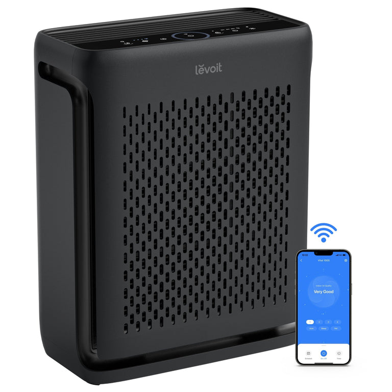 Levoit Vital 200S-P Smart Air Purifier - Black - Levoit Vital 200S - P Smart Air Purifier - Black - Levoit