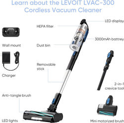 LVAC-300 Cordless Vacuum - LVAC - 300 Cordless Vacuum - Levoit