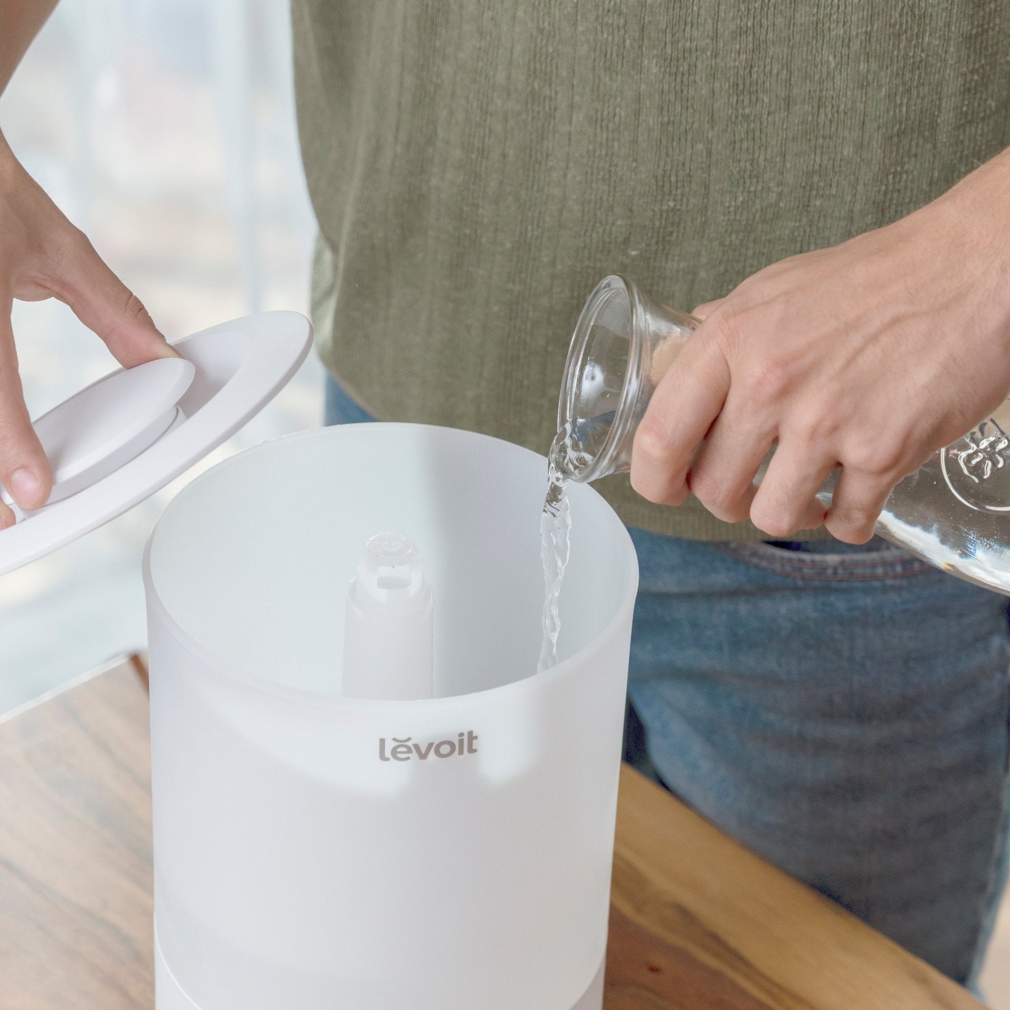 Dual 150 Ultrasonic Cool Mist Humidifier - Top-Fill Design
