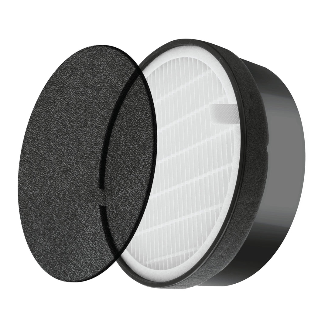 Vhbw Lot de 2x filtres compatible avec Levoit LV-H132-RF humidificateur, purificateur  d'air - préfiltre, filtre combiné (charbon actif + HEPA)