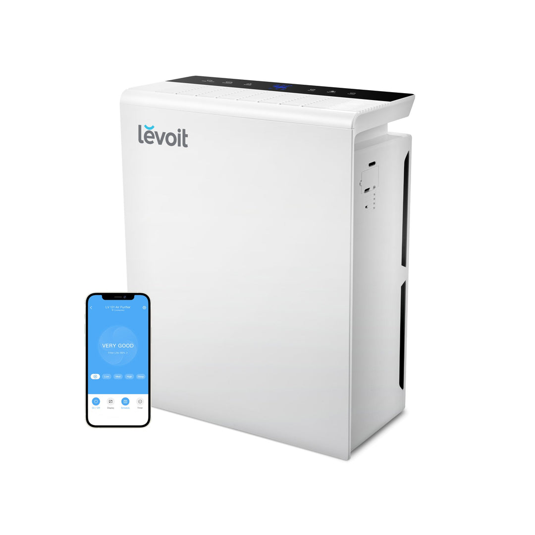 LEVOIT Purificateur d'Air Maison Intelligent, Compatible avec Alexa et APP,  jusqu'à 35m² CADR 170 m³/h, 24dB Mode de Veille, Elimine 99,97% de  Particules, Minuteur Air Purifier Core 200S : : Cuisine et