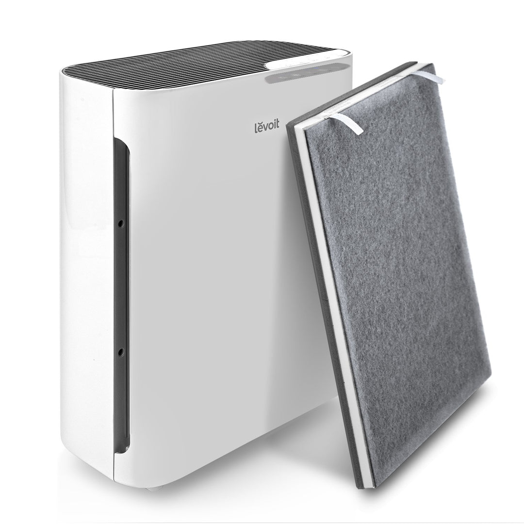 LEVOIT - Vital 100 - Purificador de aire silencioso para habitaciones  grandes del hogar, con limpiador de filtro H13 True HEPA y filtro lavable,  libre
